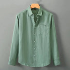 Men's Linen Shirt Long Sleeve
