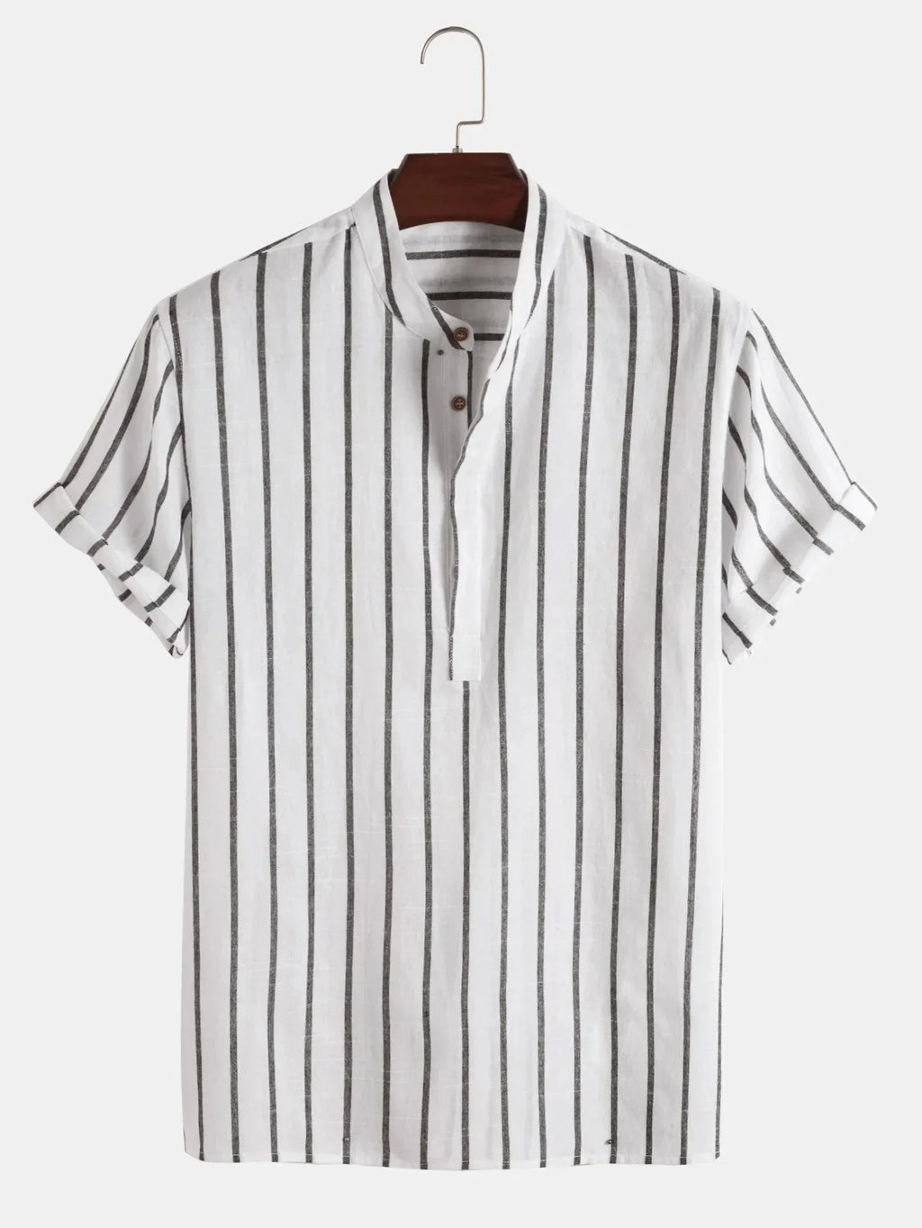 Men's Striped Linen Shirt