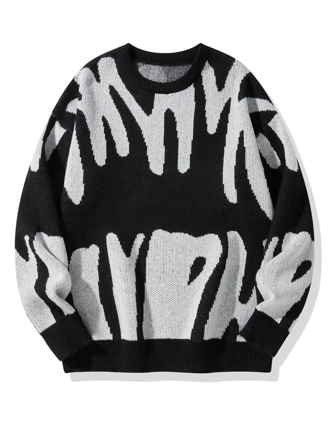 Shadow Drip Jacquard Jumper