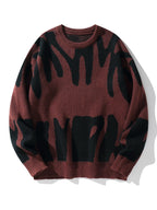 Shadow Drip Jacquard Jumper