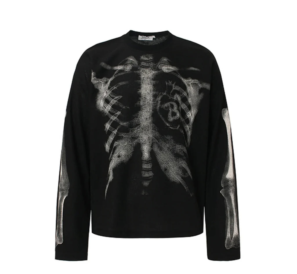Skeleton X-Ray Graphic Long Sleeve