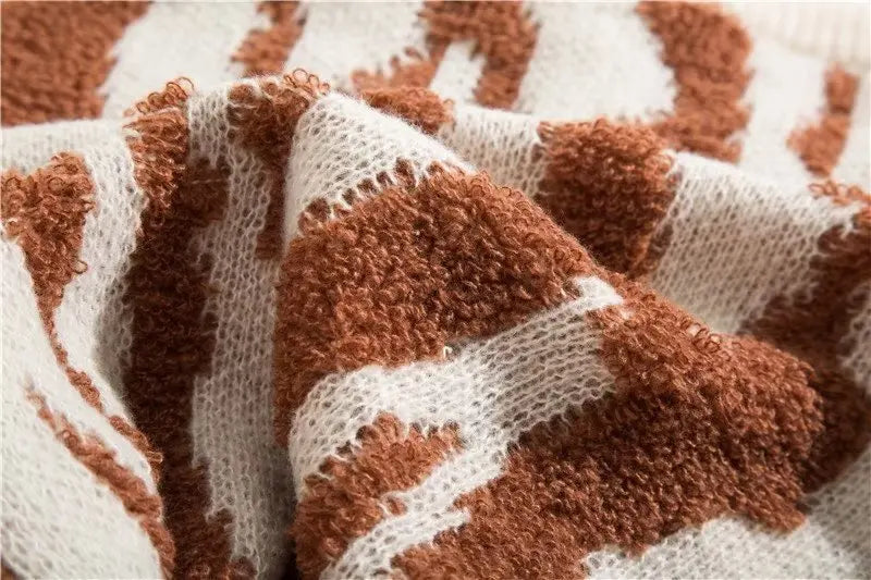 Static Wave Jacquard Sweater