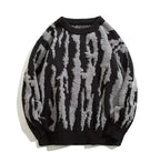 Static Wave Jacquard Sweater