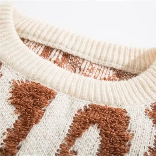 Static Wave Jacquard Sweater