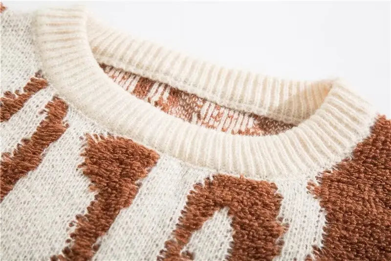 Static Wave Jacquard Sweater