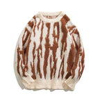 Static Wave Jacquard Sweater