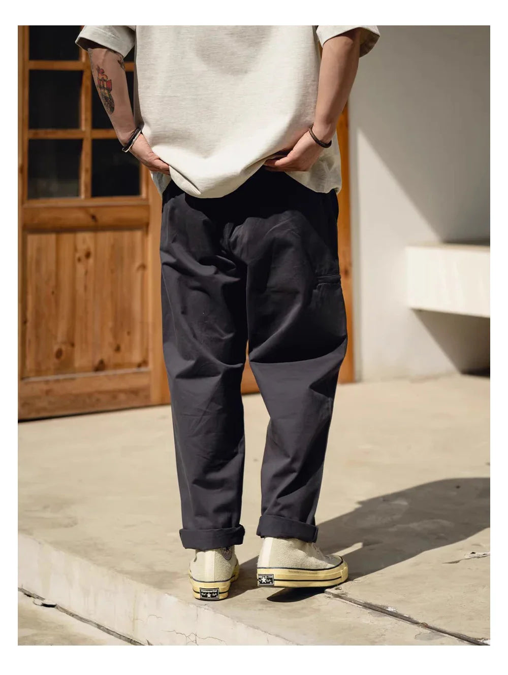 Tapered Belted Field Chinos