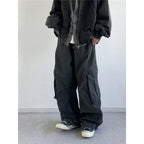 Ultra Baggy Washed Canvas Cargo Pants