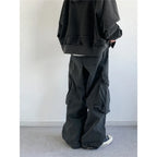 Ultra Baggy Washed Canvas Cargo Pants