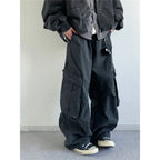 Ultra Baggy Washed Canvas Cargo Pants