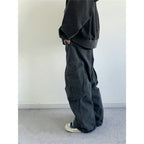Ultra Baggy Washed Canvas Cargo Pants