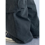 Ultra Baggy Washed Canvas Cargo Pants