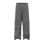 Ultra Baggy Washed Canvas Cargo Pants