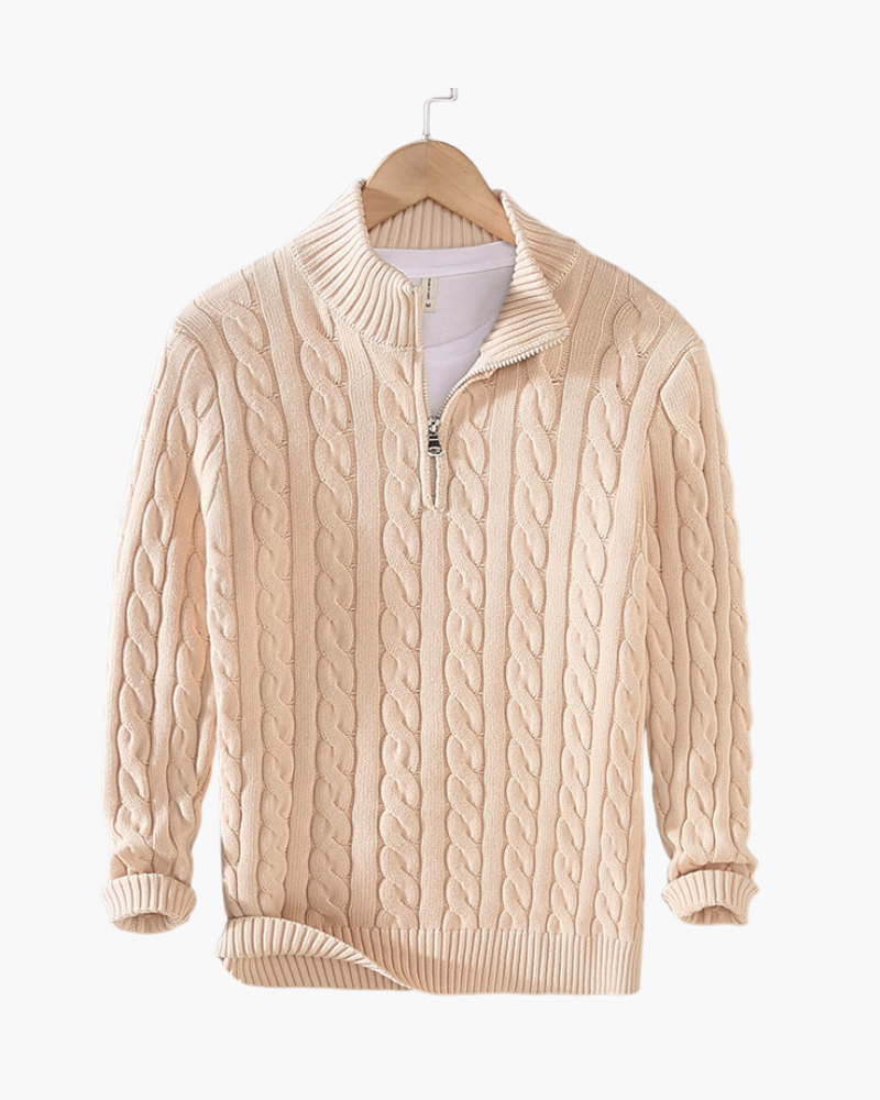 Half Zip Sweater in Verbier Style