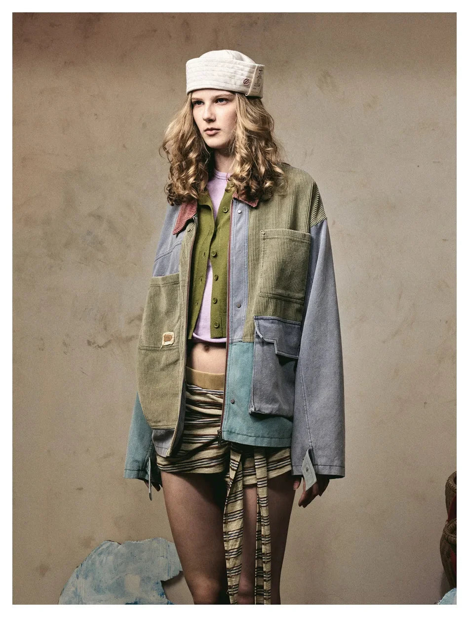 Vintage Style Patchwork Jacket