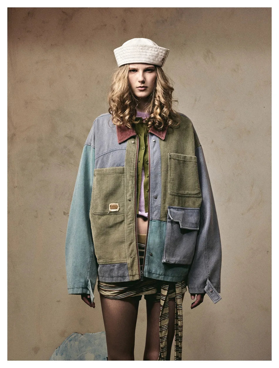 Vintage Style Patchwork Jacket