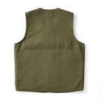 Vintage Style Wool Lined Workwear Vest