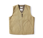 Vintage Style Wool Lined Workwear Vest