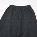 Volume Pleat Wide Leg Jersey Pants