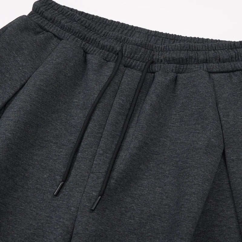 Volume Pleat Wide Leg Jersey Pants