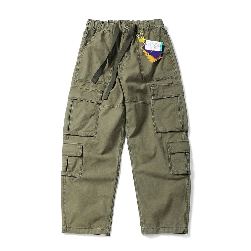 Washed Canvas Utility Pants