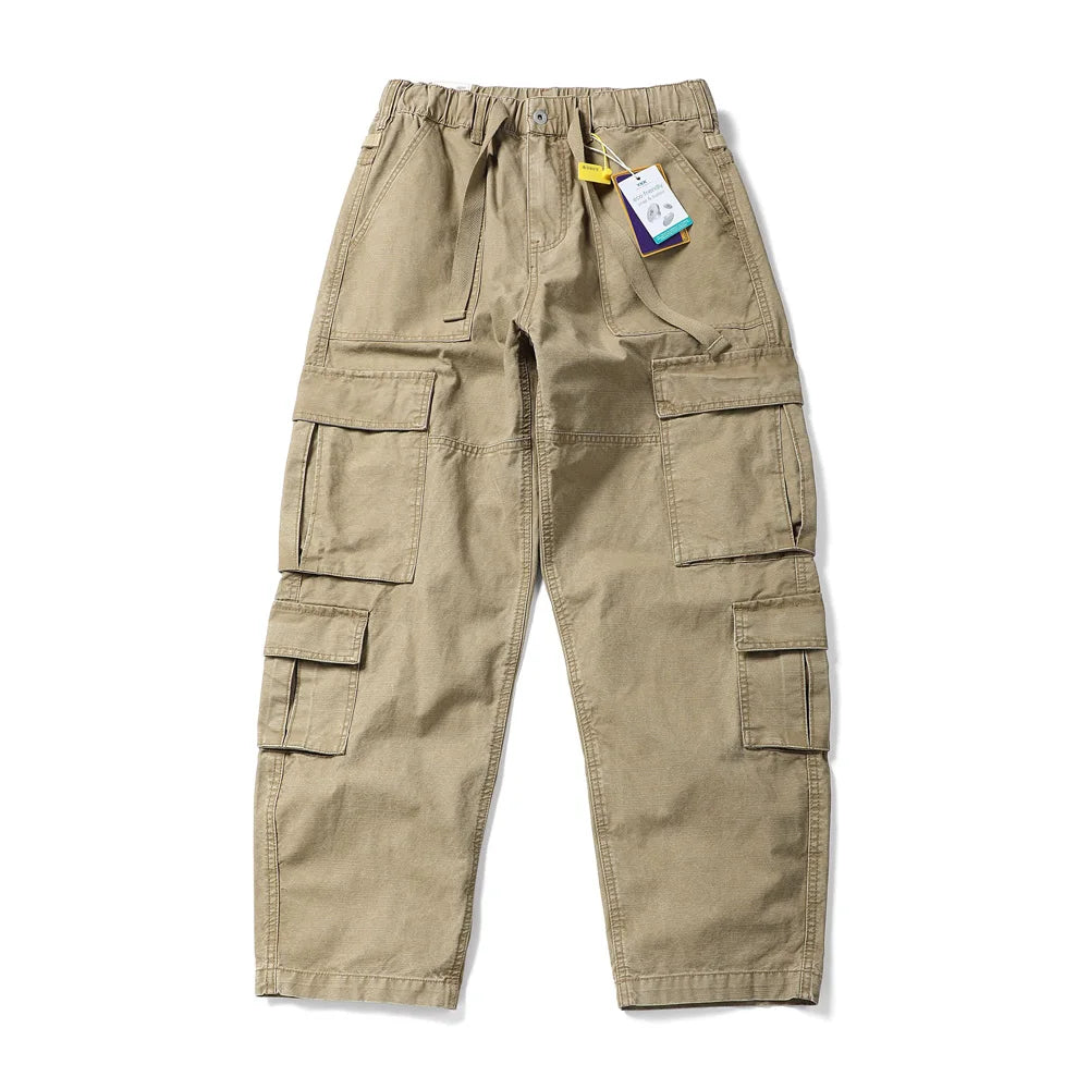 Washed Canvas Utility Pants
