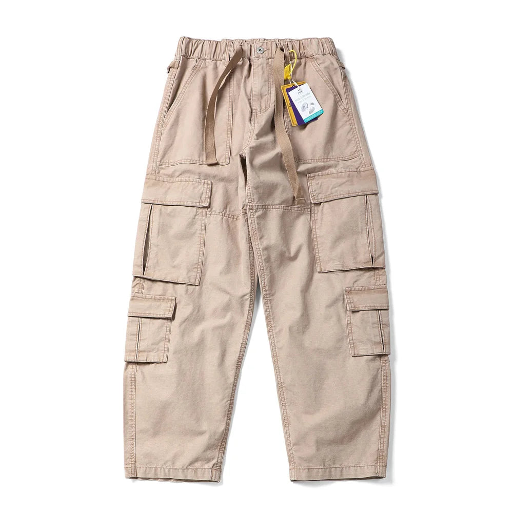 Washed Canvas Utility Pants