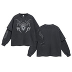 Washed Metal Graphic Long Sleeve