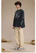 Washed Metal Graphic Long Sleeve