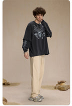 Washed Metal Graphic Long Sleeve