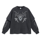 Washed Metal Graphic Long Sleeve