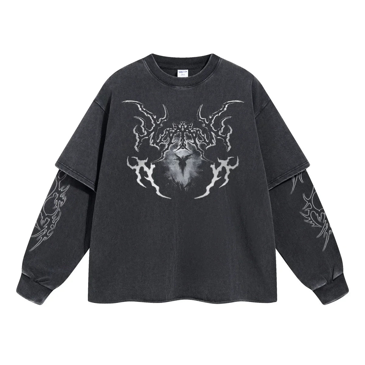 Washed Metal Graphic Long Sleeve