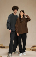 Essential Washed Double Layer Long Sleeve