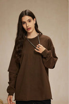 Essential Washed Double Layer Long Sleeve