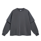 Essential Washed Double Layer Long Sleeve