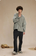 Essential Washed Double Layer Long Sleeve