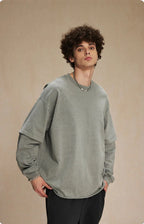 Essential Washed Double Layer Long Sleeve