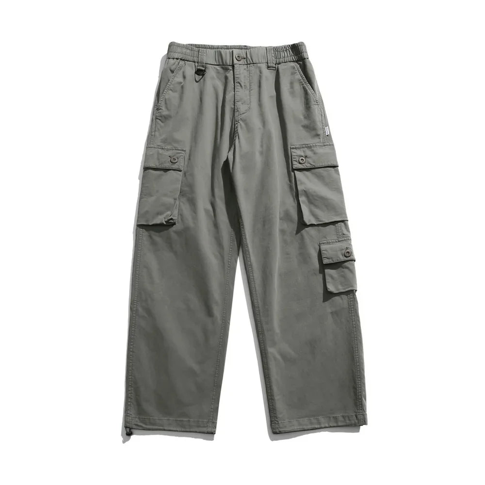 Washed Utility Cargo Pants