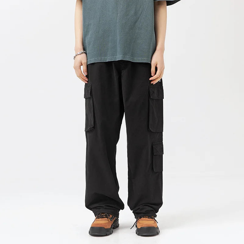 Washed Utility Cargo Pants