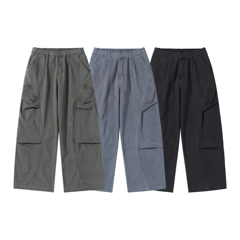 Wide Fit Utility Cargo Pants
