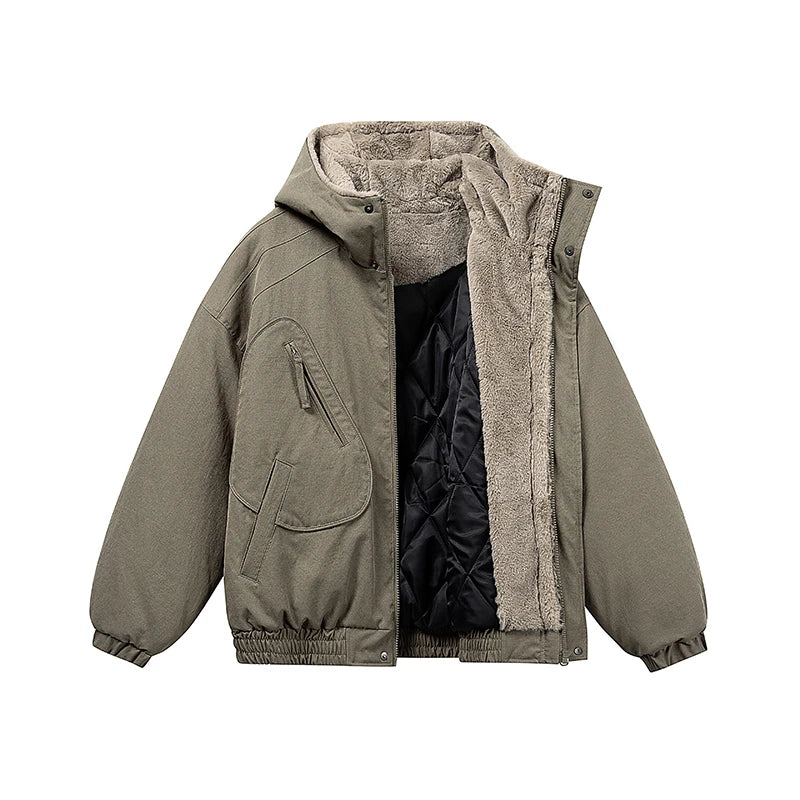 Workwear Fleece Hood Jacket