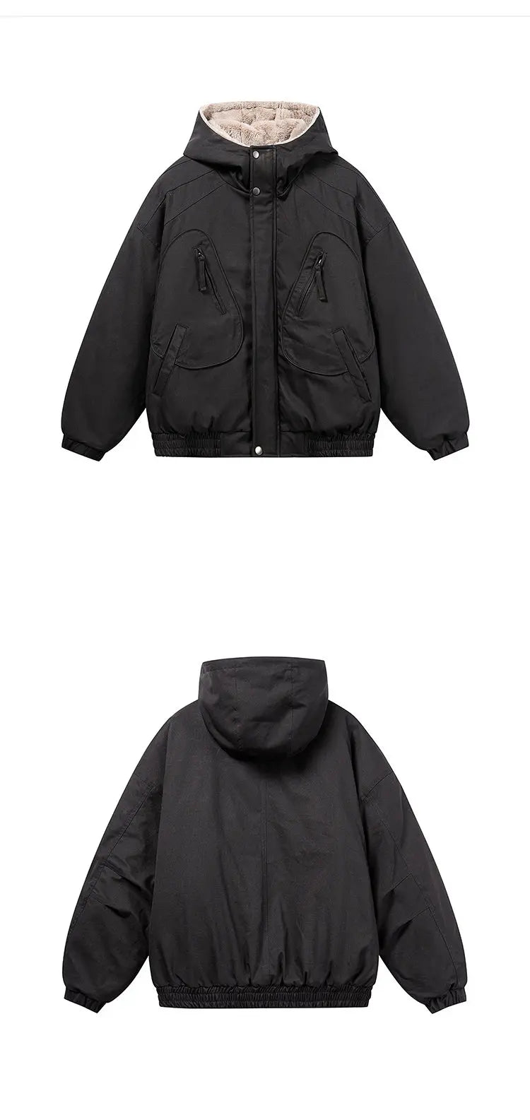 Workwear Fleece Hood Jacket