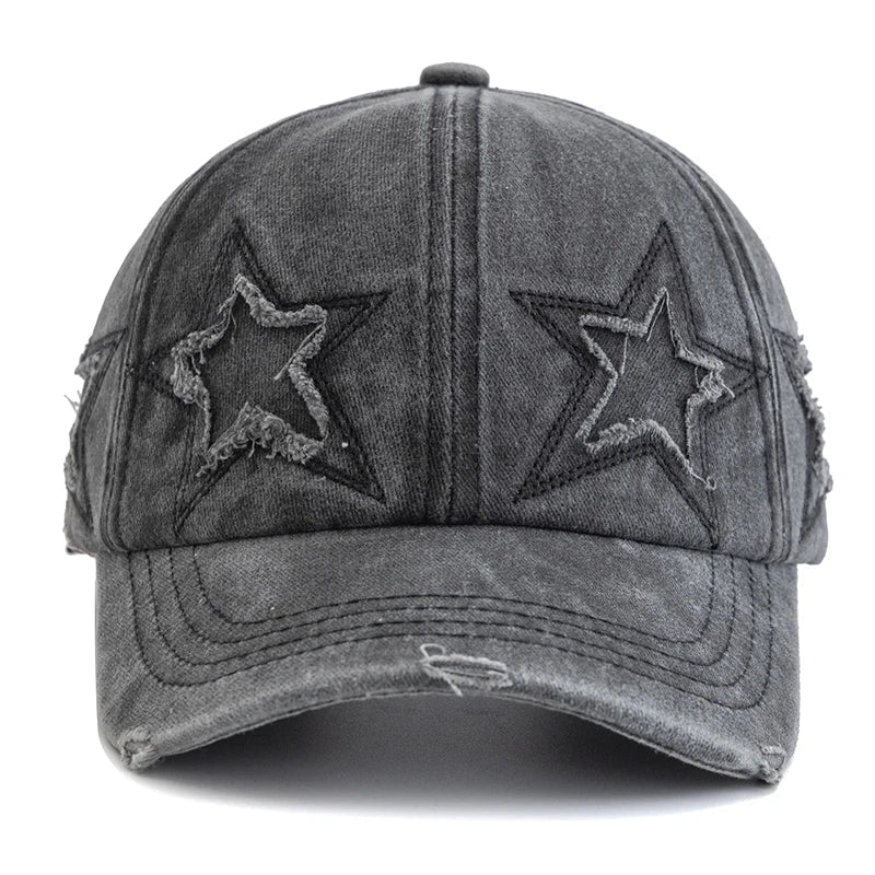 Y2K Acid Wash Star Cap