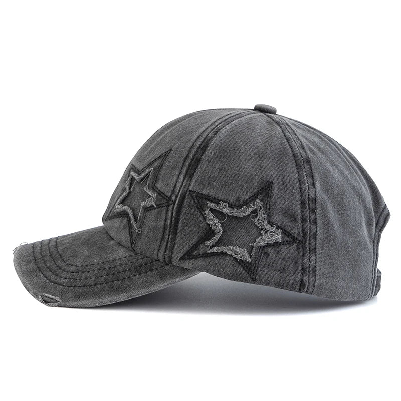 Y2K Acid Wash Star Cap