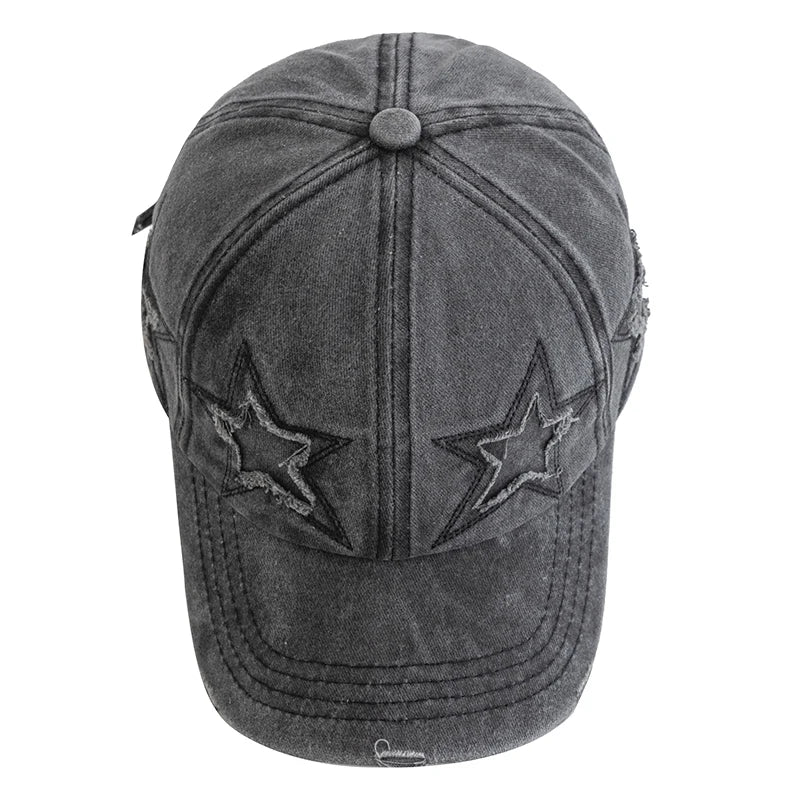 Y2K Acid Wash Star Cap