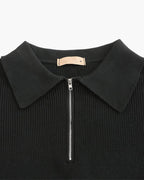 Half Zip Knit Sweater in Cesare Style