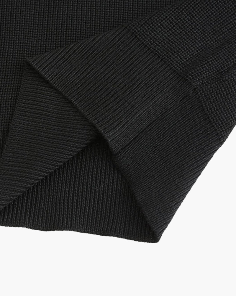 Half Zip Knit Sweater in Cesare Style