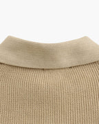Half Zip Knit Sweater in Cesare Style