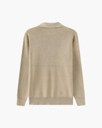 Half Zip Knit Sweater in Cesare Style