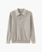 Half Zip Knit Sweater in Cesare Style